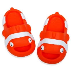 Baby Moo Nemo Waterproof Soft Slippers Anti-Skid Sliders - Orange