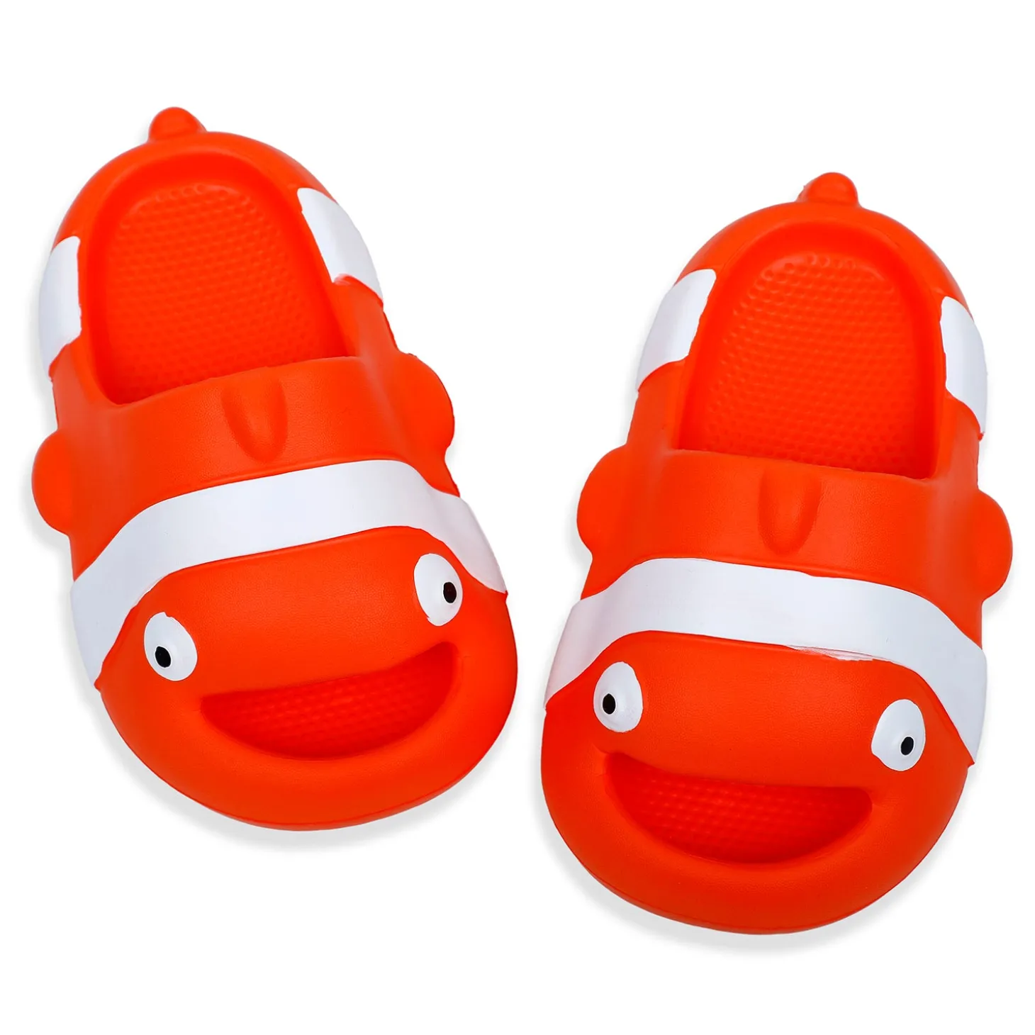 Baby Moo Nemo Waterproof Soft Slippers Anti-Skid Sliders - Orange