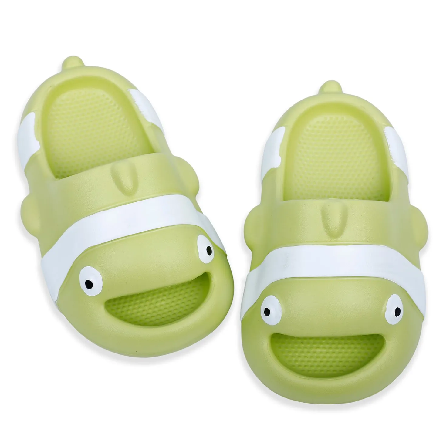 Baby Moo Nemo Waterproof Soft Slippers Anti-Skid Sliders - Green