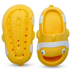 Baby Moo Nemo Waterproof Soft Slippers Anti-Skid Sliders - Yellow