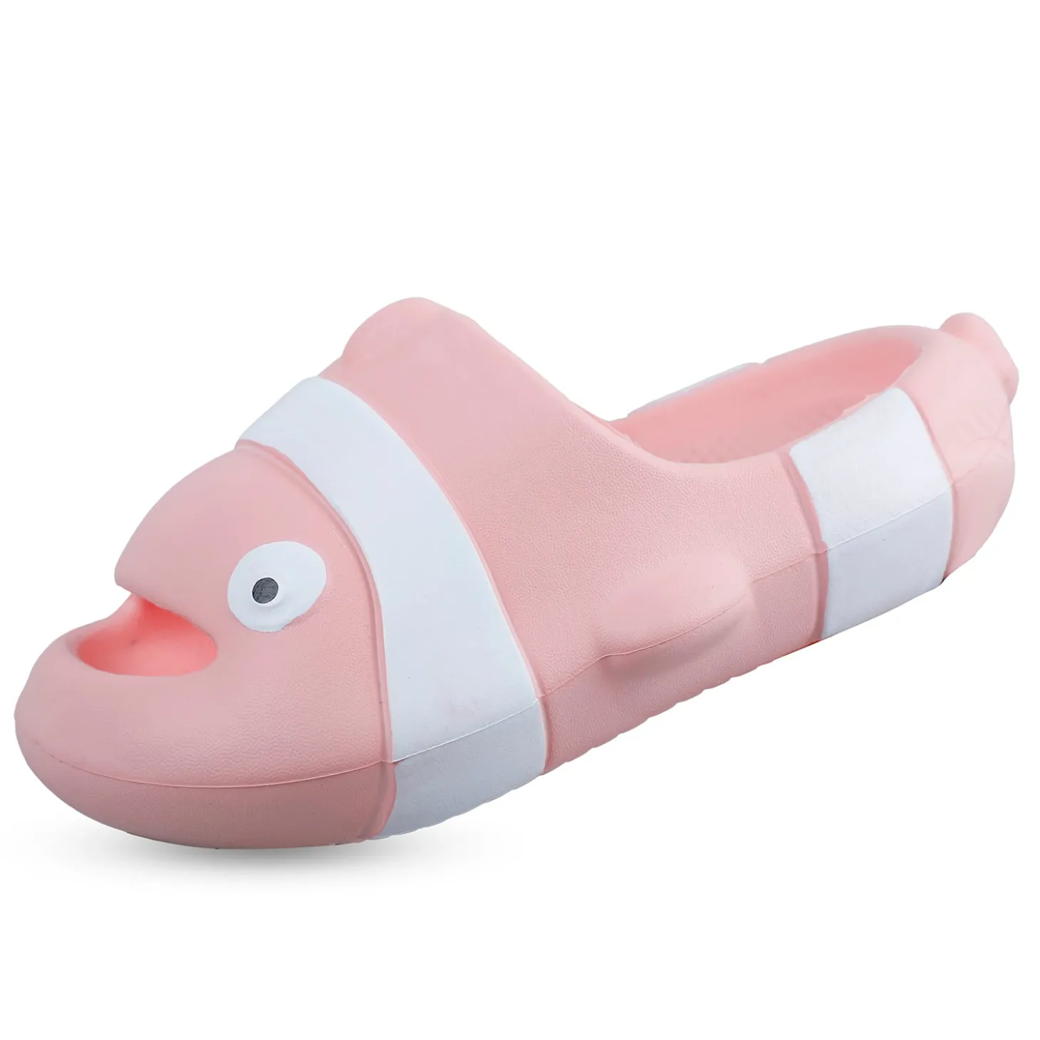 Baby Moo Nemo Waterproof Soft Slippers Anti-Skid Sliders - Pink