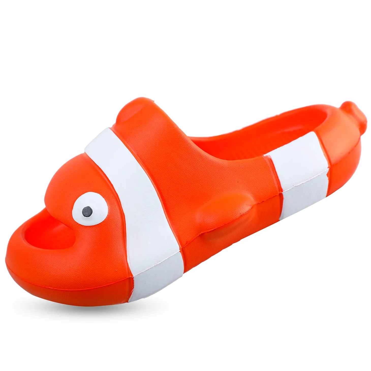 Baby Moo Nemo Waterproof Soft Slippers Anti-Skid Sliders - Orange