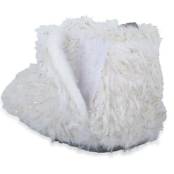 Baby Moo Papa's Angel Velcro Warm Furry Booties - Cream