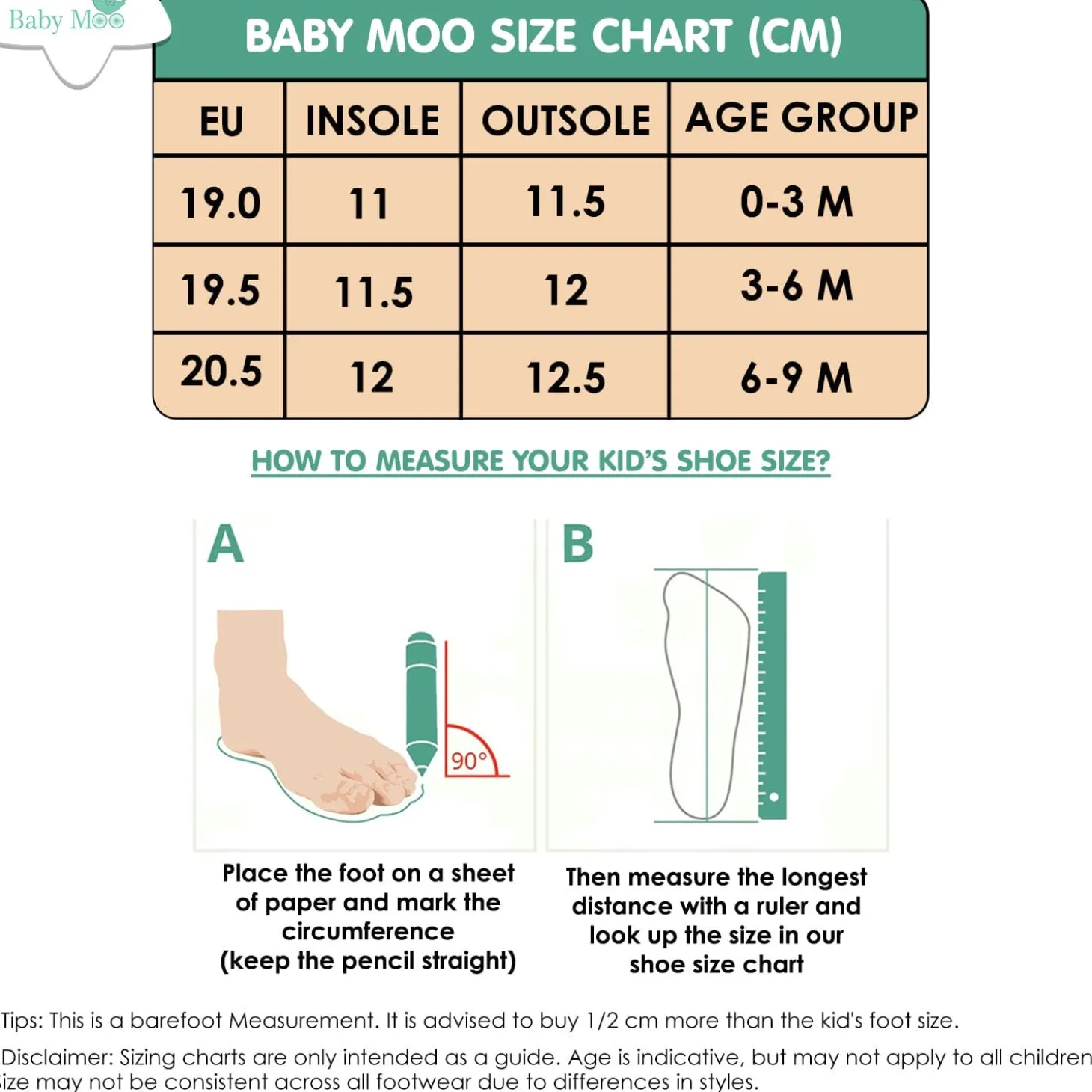 Baby Moo Persian Kitty Soft Sole Anti-Slip Booties - Green