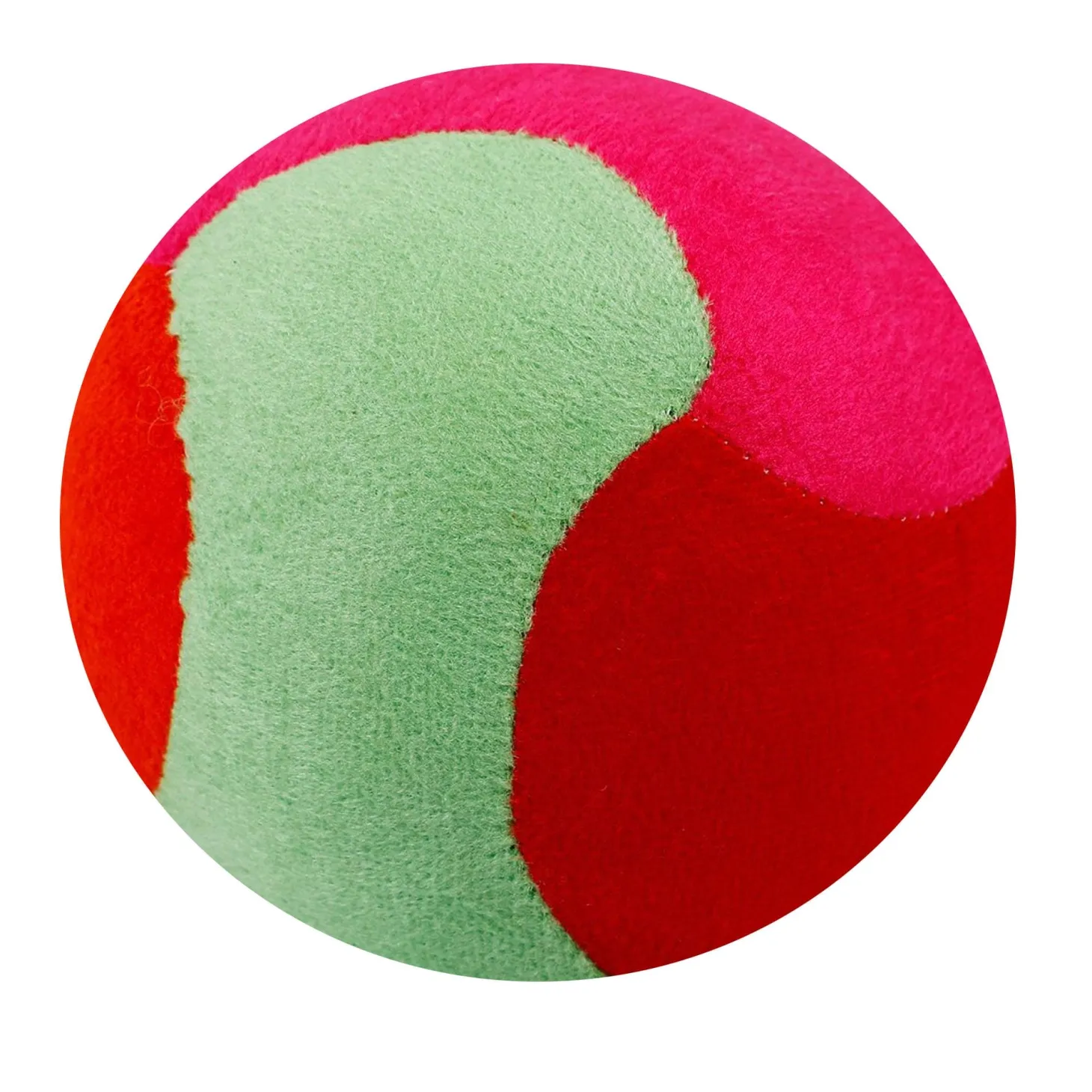 Baby Moo Playtime Fun Infant And Toddler Soft Plush Fabric Rattle Ball - Multicolor