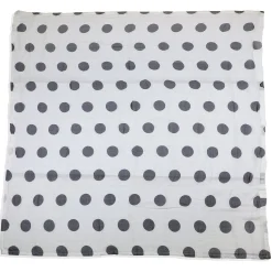 Baby Moo Polka Dots Soft Wrapper Muslin Swaddle - Grey