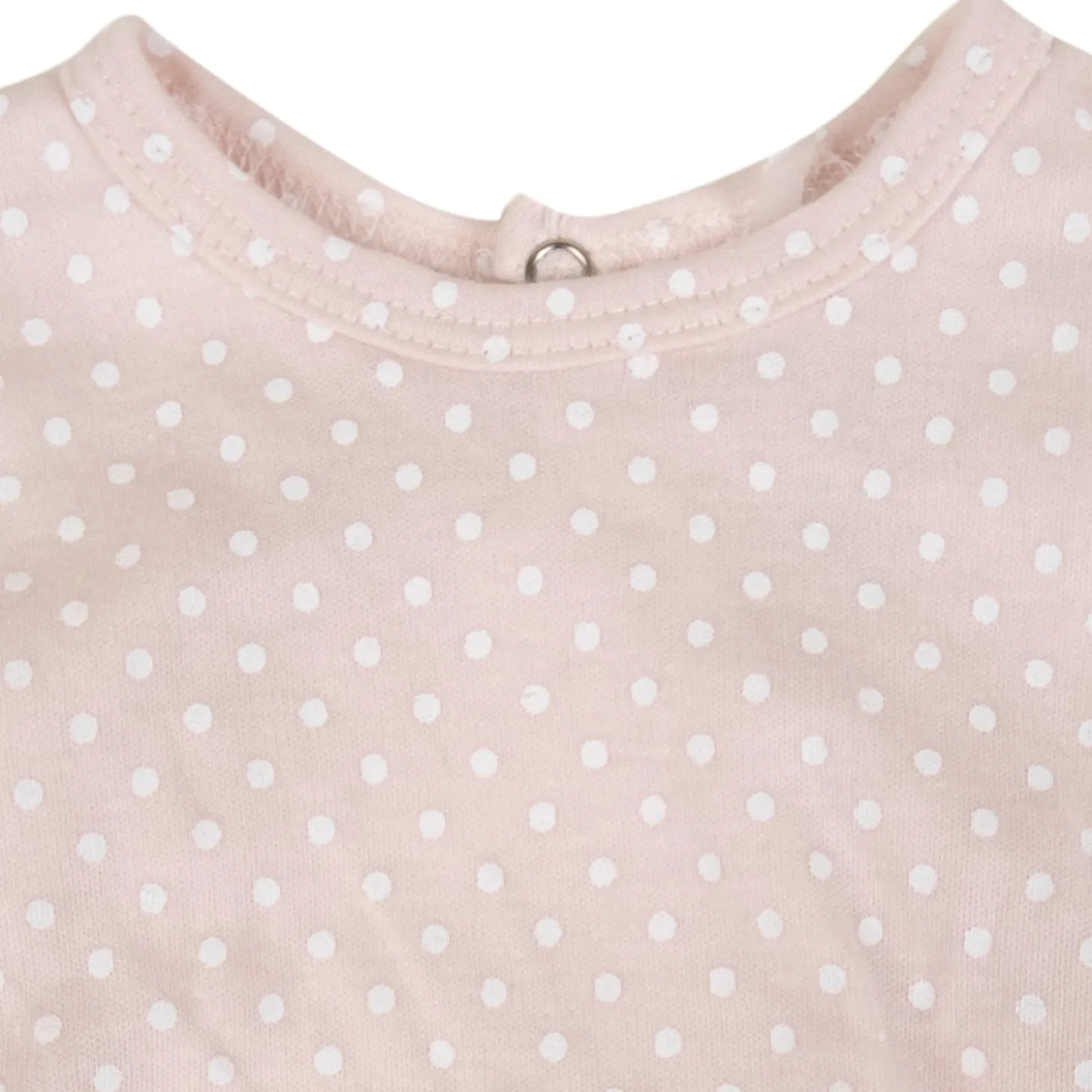 Baby Moo Polka Dotted Gift Set 3 Piece With Bodysuit, Socks And Headband - Peach