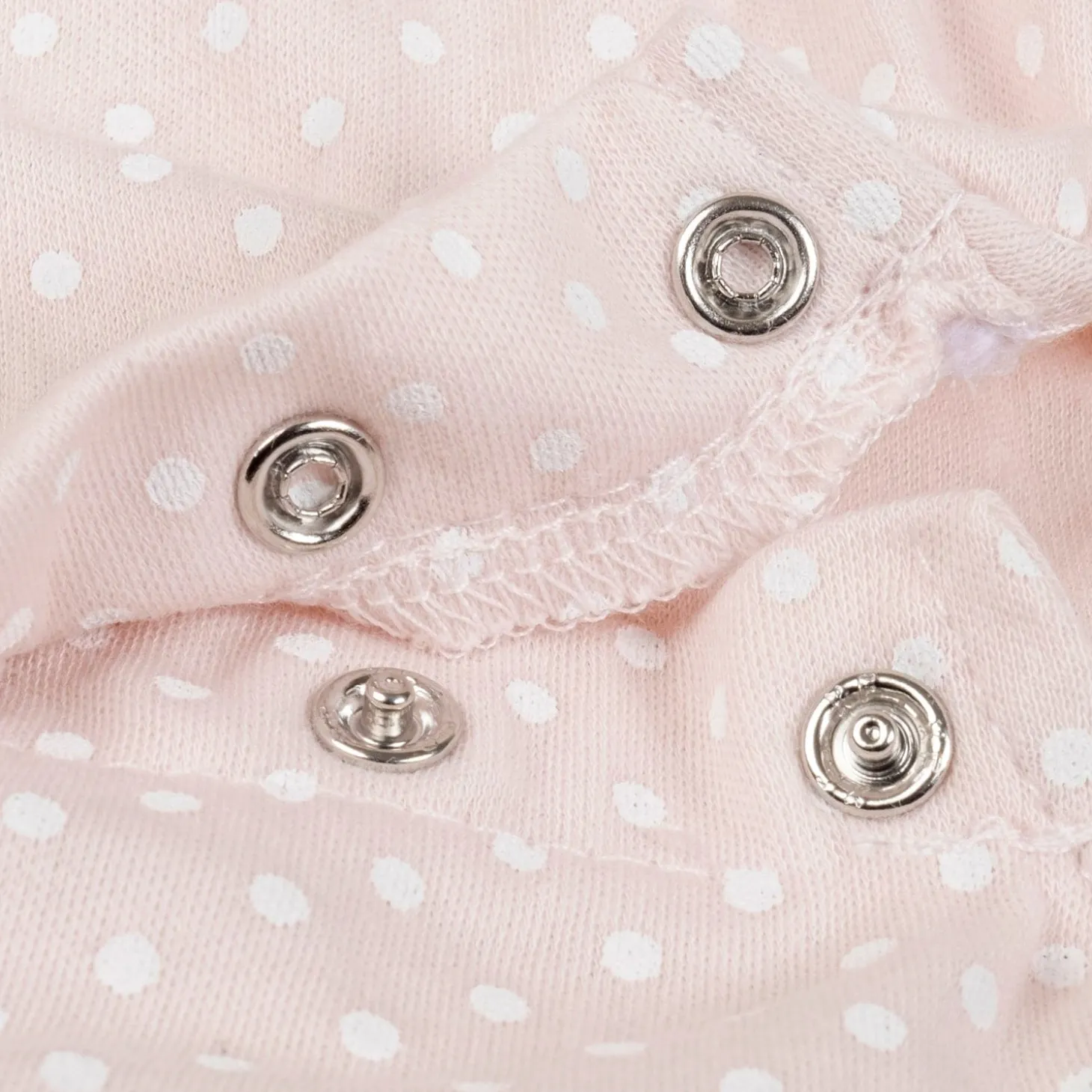 Baby Moo Polka Dotted Gift Set 3 Piece With Bodysuit, Socks And Headband - Peach