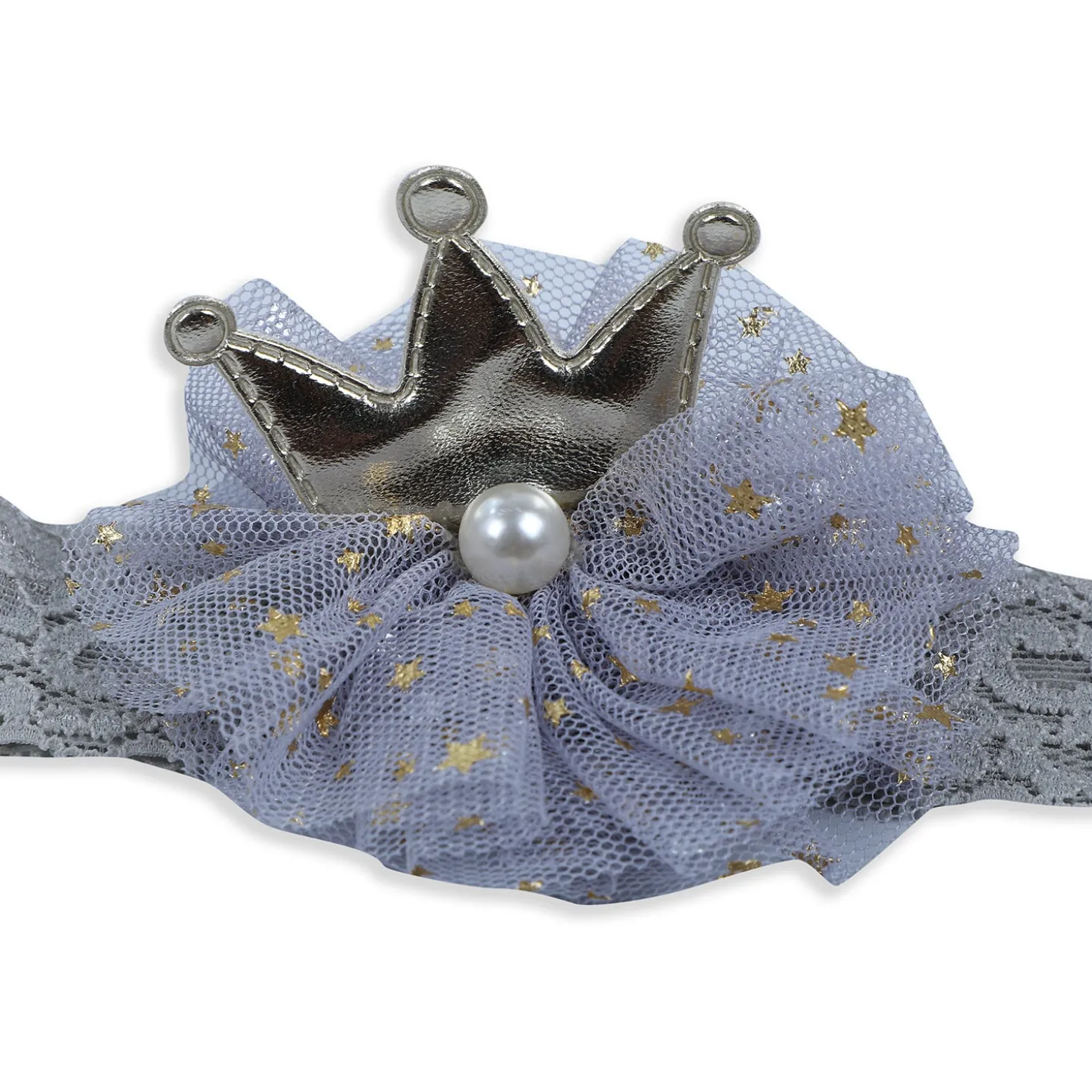 Baby Moo Princess Crown Headband Set of 3 - Pink