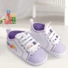 Baby Moo Purple Hearts Sneakers