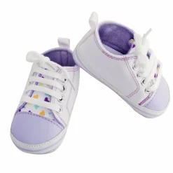 Baby Moo Purple Hearts Sneakers