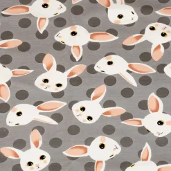 Baby Moo Rabbit Sweet Dreams Water-resistant Bed Protector - Grey