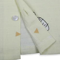 Baby Moo Rabbits Eat Carrots Shirt And Pyjama Night Suit - Yellow