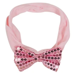Baby Moo Sequined Infant Girl 6-Piece Gift Hairband And Socks Set - Pink