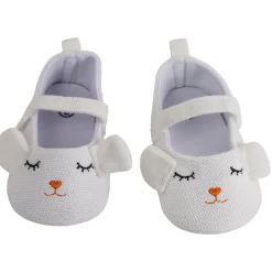 Baby Moo Sleepy Puppy White Booties