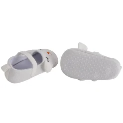 Baby Moo Sleepy Puppy White Booties