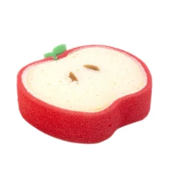 Baby Moo Sliced Pineapple And Apple 2 Pk Bath Sponge - Multicolour