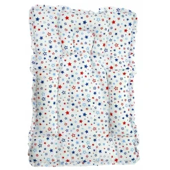 Baby Moo Space Mattress With Fixed Neck Pillow And Bolsters - Blue