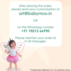 Baby Moo Space Personalised Name Self Adhesive Transparent Embossed Stickers, 3D Labels 10 Pcs Stationery Set for Children - Multicolour