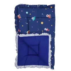 Baby Moo Space Soft Frill Large Duvet Quilt - Blue