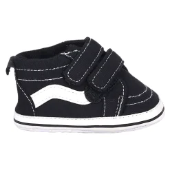 Baby Moo Stylish Casual Velcro Straps Anti-Skid Sneakers - Black