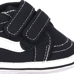 Baby Moo Stylish Casual Velcro Straps Anti-Skid Sneakers - Black