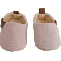 Baby Moo Textured Pink Velcro Booties