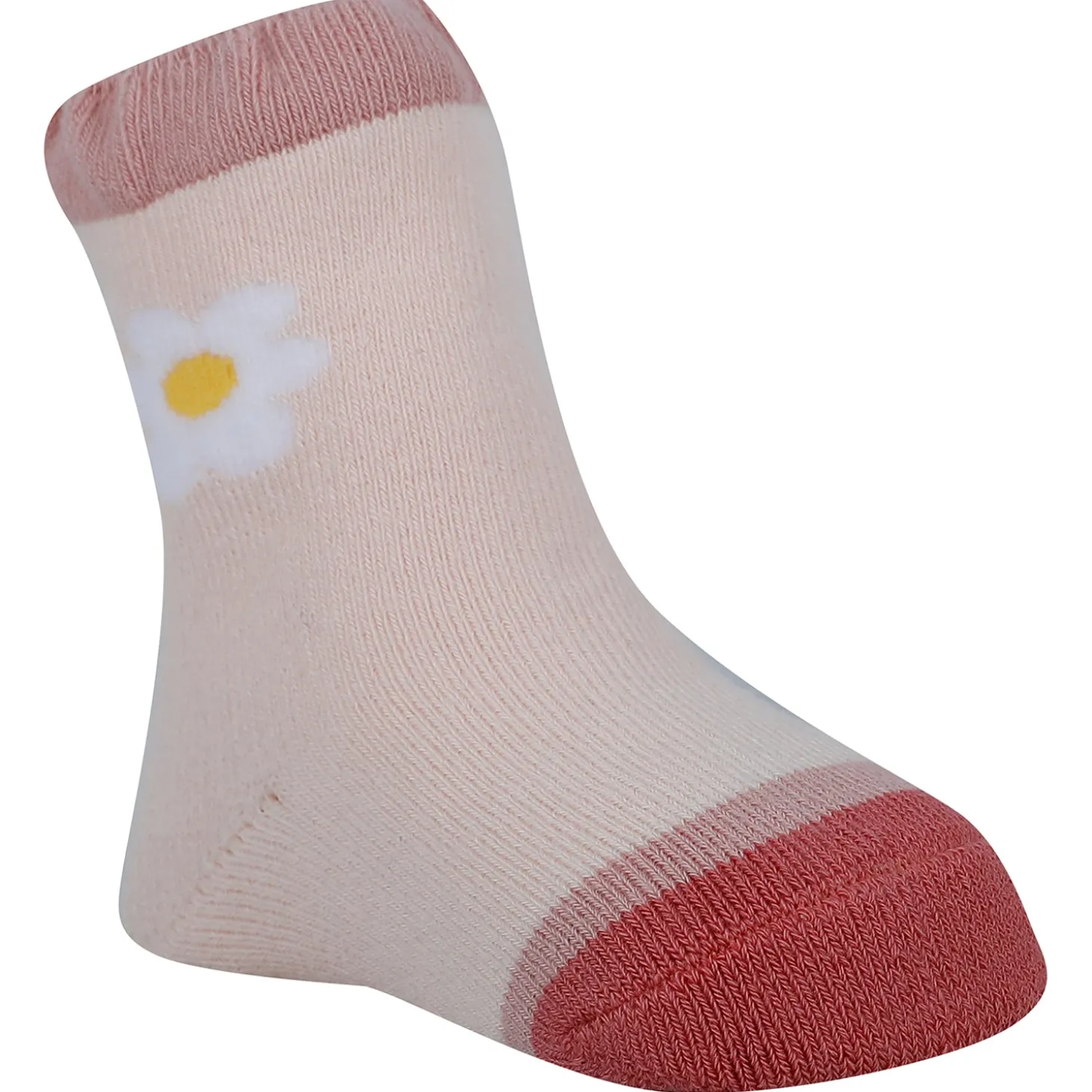Baby Moo Tomato Soft Socks Pack of 4 - Red, Peach