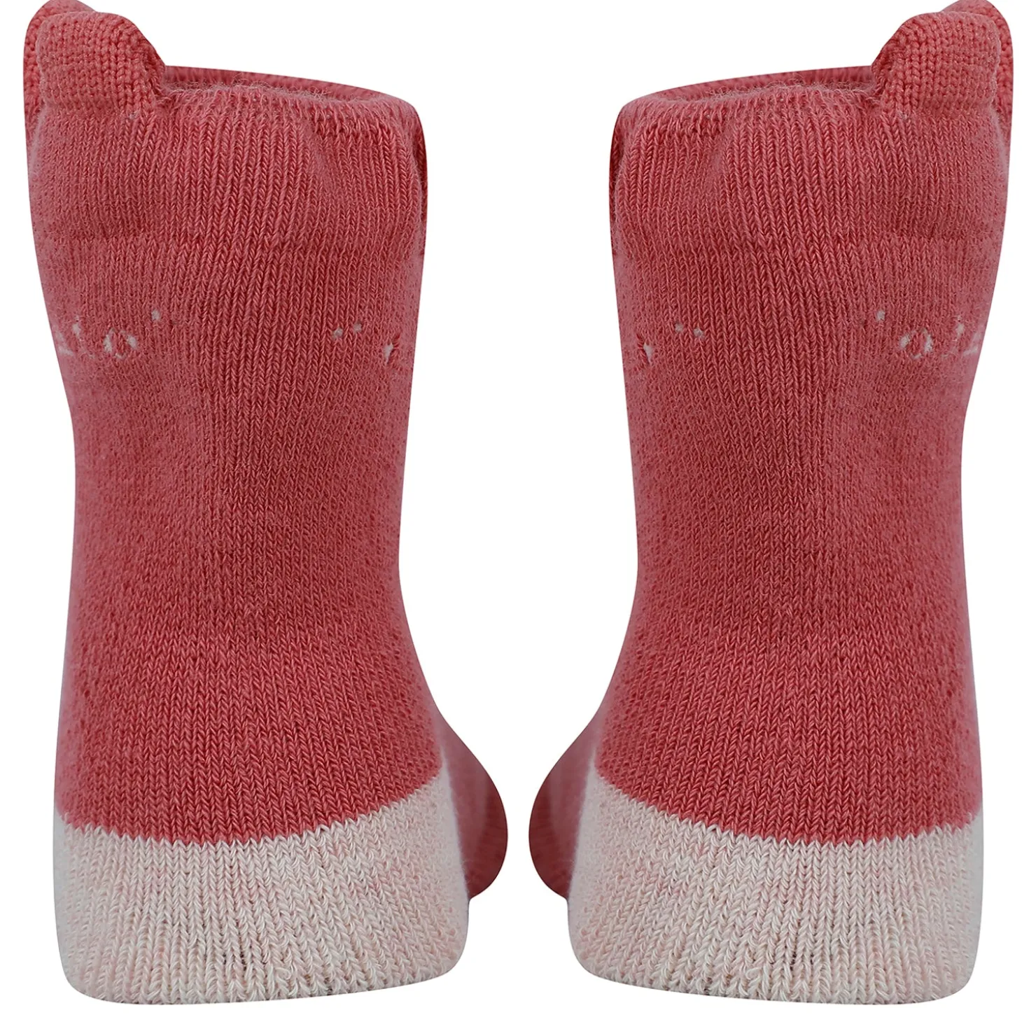 Baby Moo Tomato Soft Socks Pack of 4 - Red, Peach