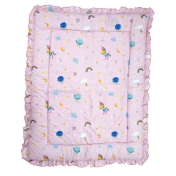 Baby Moo Unicorn Soft Frill Large Duvet Quilt - Pink