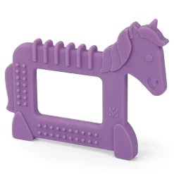 Baby Moo Unicorn Soothing Silicon Teether BPA And Toxin Free - Purple