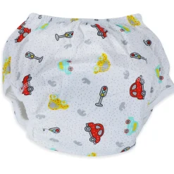 Baby Moo Vehicle Reusable Cloth Training Diaper Panty - Multicolour