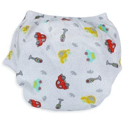 Baby Moo Vehicle Reusable Cloth Training Diaper Panty - Multicolour