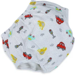 Baby Moo Vehicle Reusable Cloth Training Diaper Panty - Multicolour