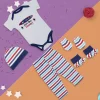 Baby Moo Way Too Cute Blue 5 Pcs Gift Set
