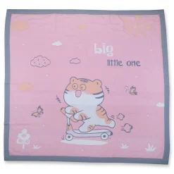 Baby Moo Wild Tiger All Season Medium Muslin Blanket - Pink