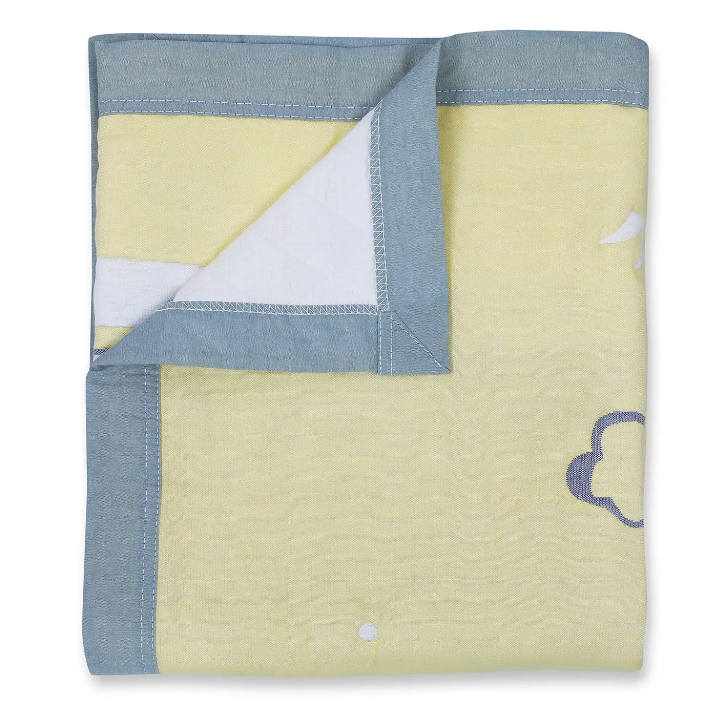 Baby Moo Wild Tiger All Season Medium Muslin Blanket - Yellow