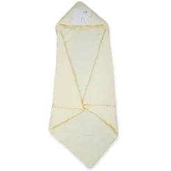Baby Moo Workaholic Bear 100 % Cotton Wrapper - Yellow