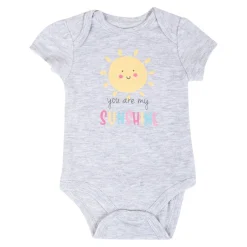 Baby Moo You Are My Sunshine Gift Set 3 Piece With Bodysuit, Tutu Skirt And Headband - Grey, Blue