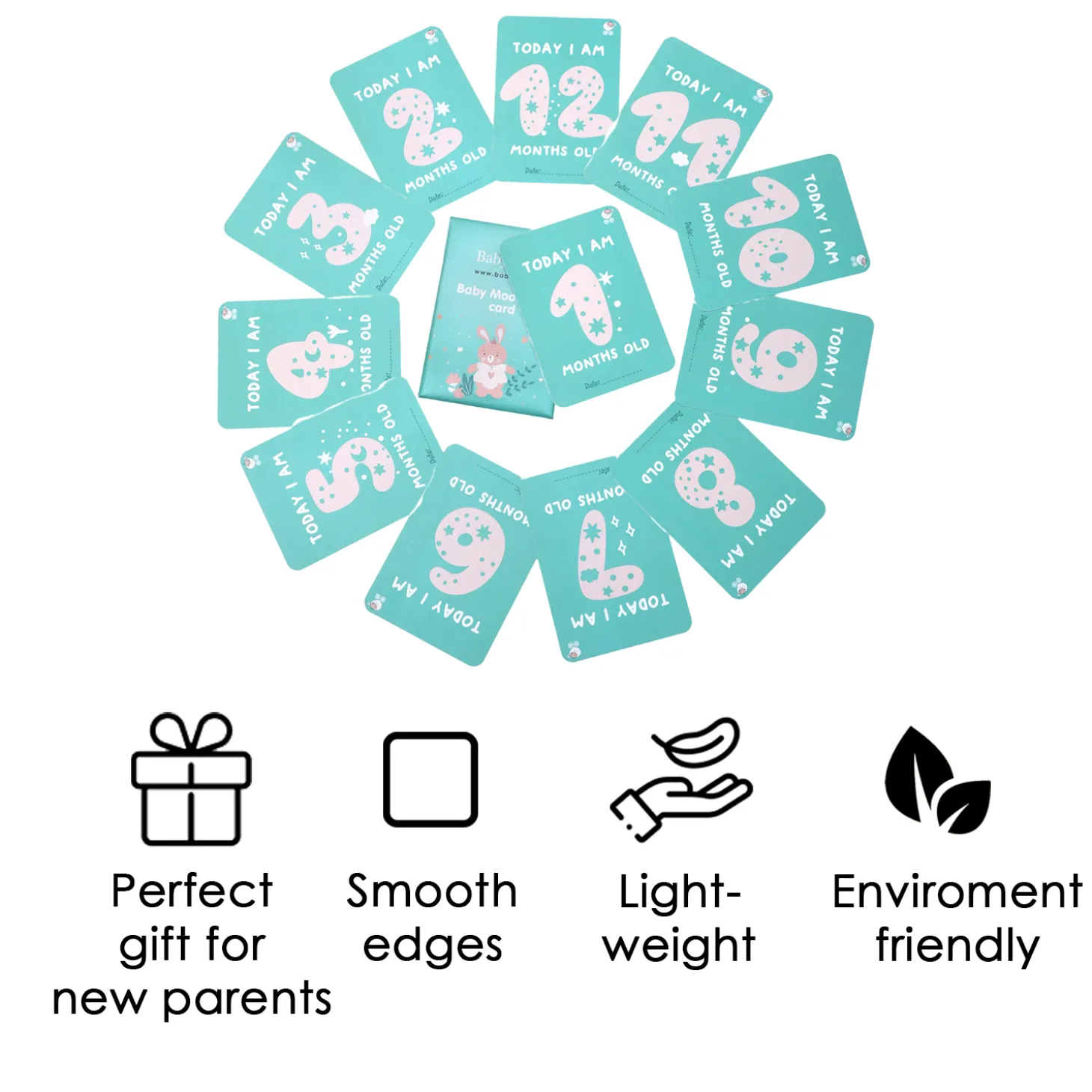 Baby MooMents First Year Milestone Cards