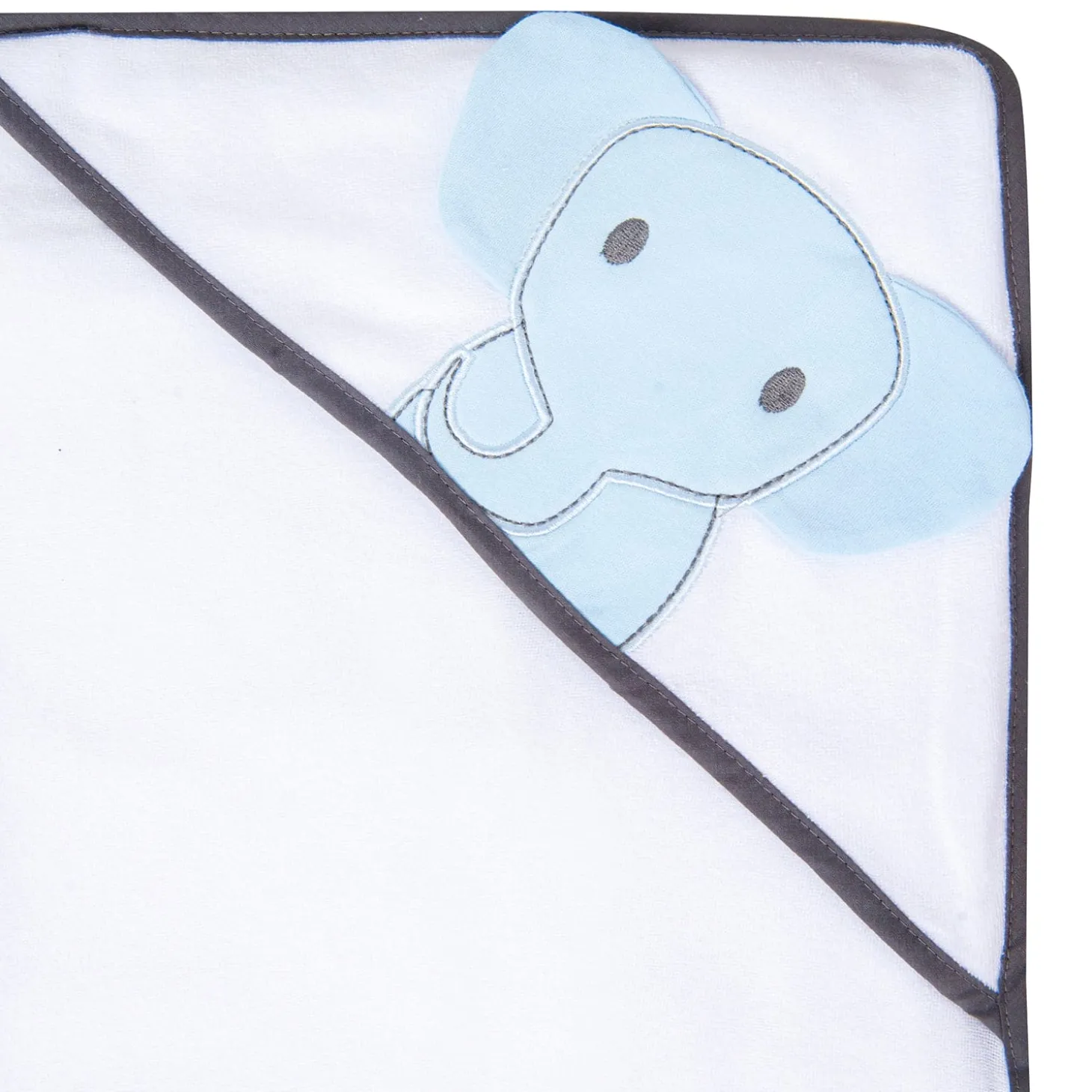 Bathing Hooded Towel Pack Of 3 Elephant Blue