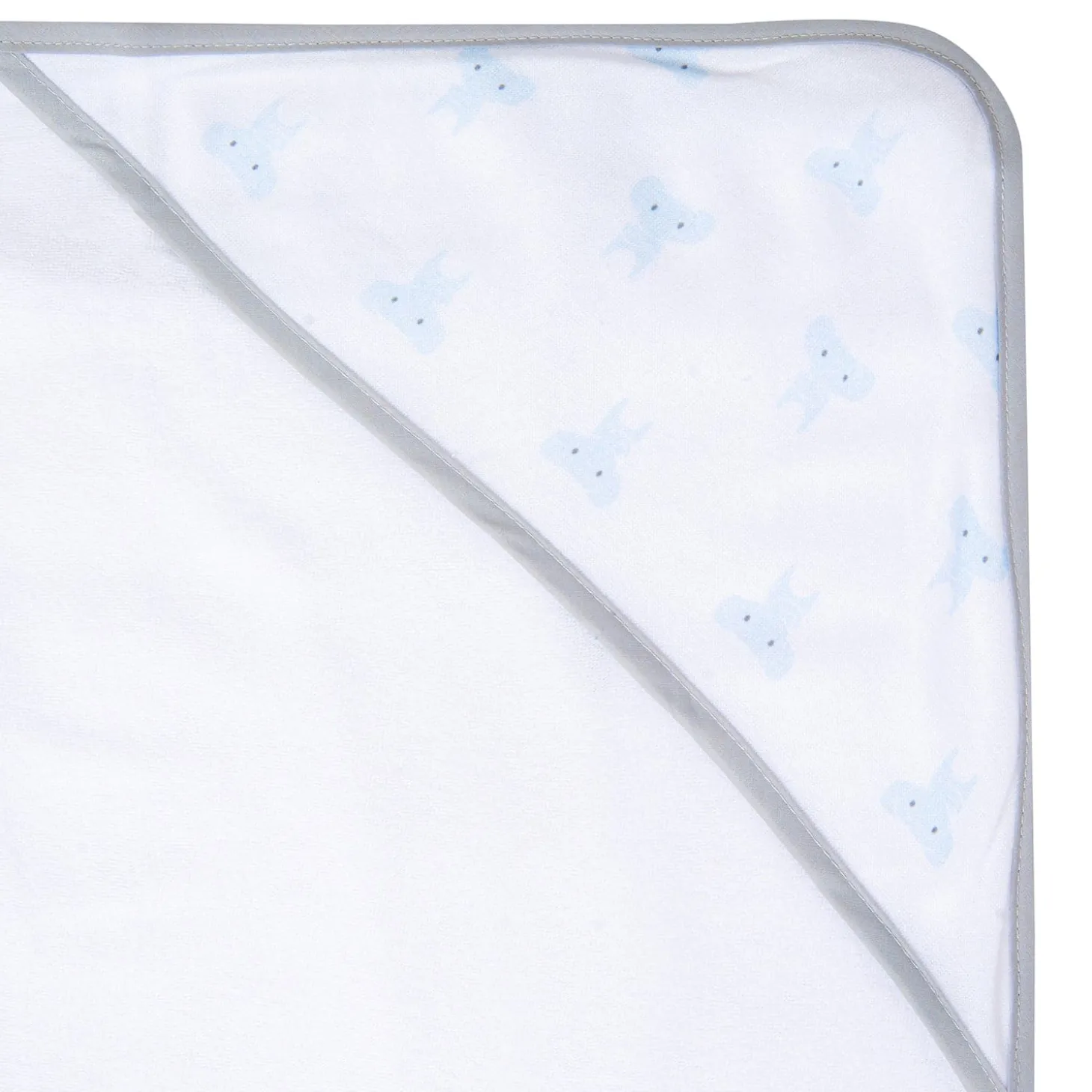 Bathing Hooded Towel Pack Of 3 Elephant Blue
