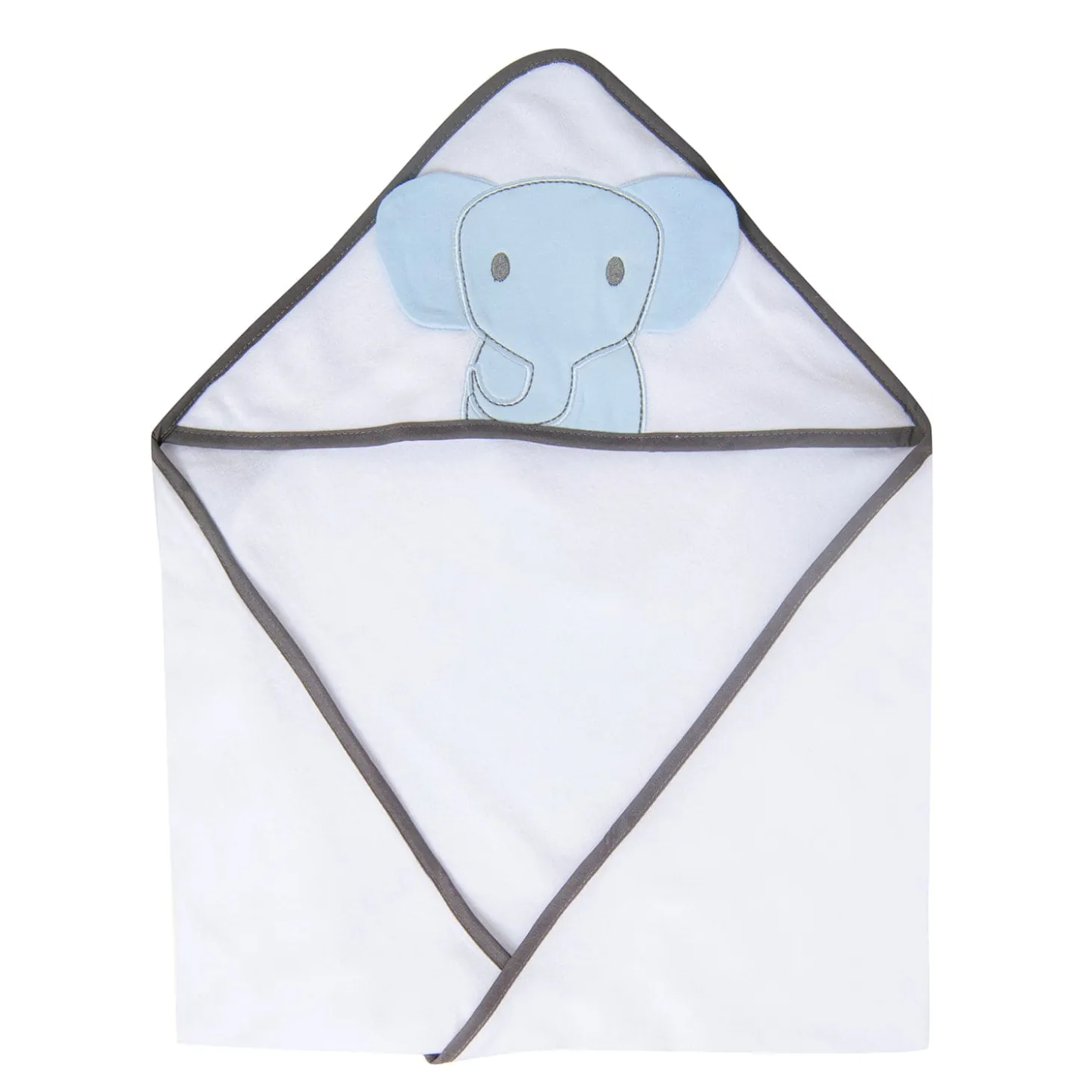 Bathing Hooded Towel Pack Of 3 Elephant Blue