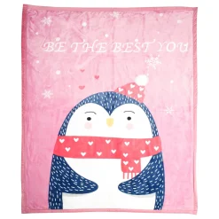 Be The Best You Pink Two-Ply Blanket