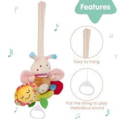 Bee Multicolour Hanging Pulling Toy