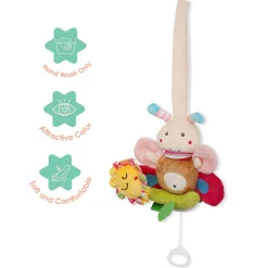 Bee Multicolour Hanging Pulling Toy