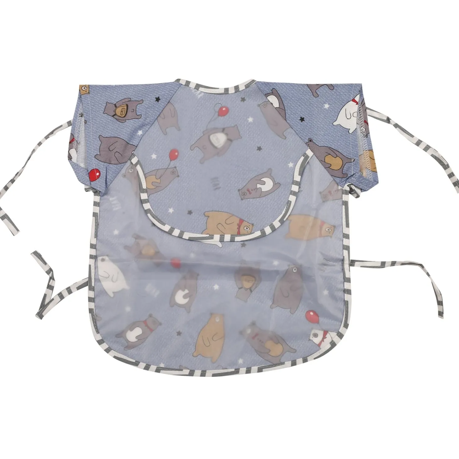 BFF Bear Blue Wear Me Bib