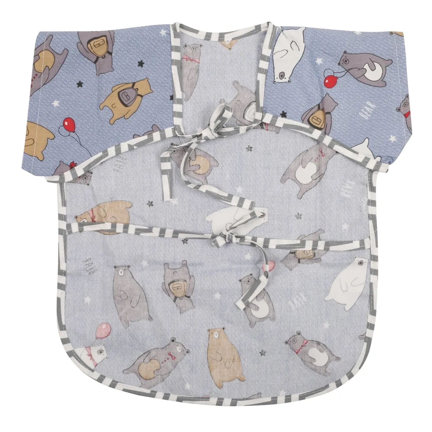 BFF Bear Blue Wear Me Bib