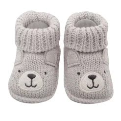 Bff Bear Grey Socks Booties