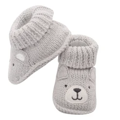 Bff Bear Grey Socks Booties
